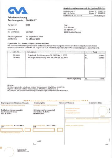 Beispiel Nachtragsrechnung (529 kb, PDF) - GVA