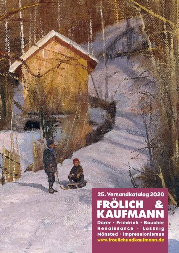 Frölich & Kaufmann 25. Versandkatalog 2020