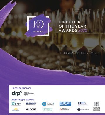 IOD Mids Director of Year Awards Brochure