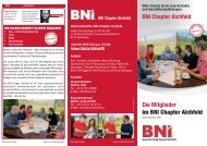 BNI-Chapter Aichfeld-Folder