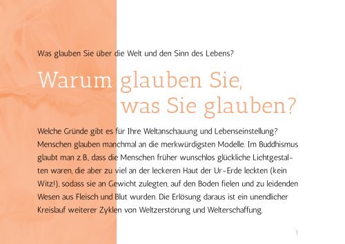 Deppe: 7 Gründe für den christlichen Glauben