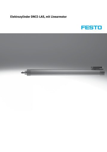 Elektrozylinder DNCE-LAS, mit Linearmotor - Festo