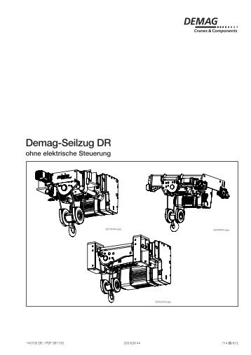 Demag-Seilzug DR - Demag Cranes & Components