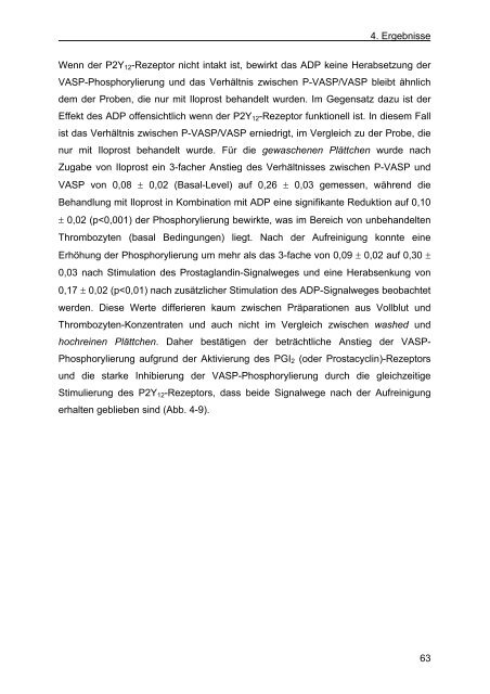 charakterisierung von organellen und signalwegen des thrombozyten