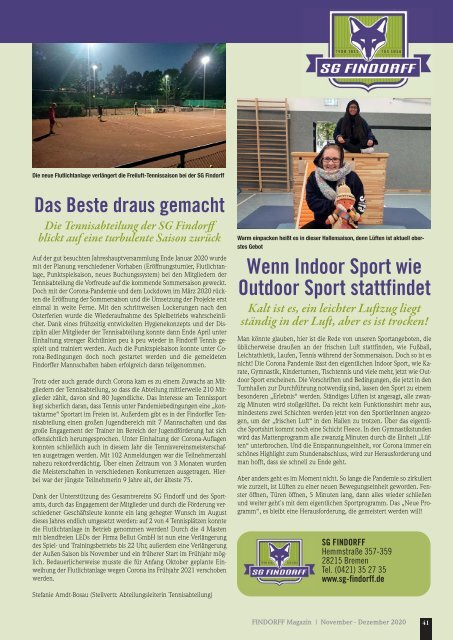 FINDORFF Magazin | November-Dezember 2020