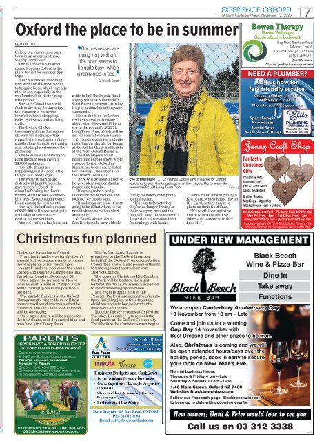 North Canterbury News: November 12, 2020