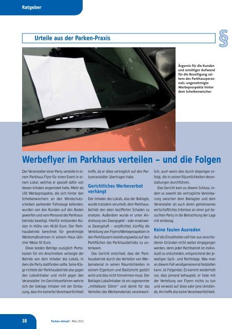 Download Ausgabe 84 - Bundesverband Parken e.V.