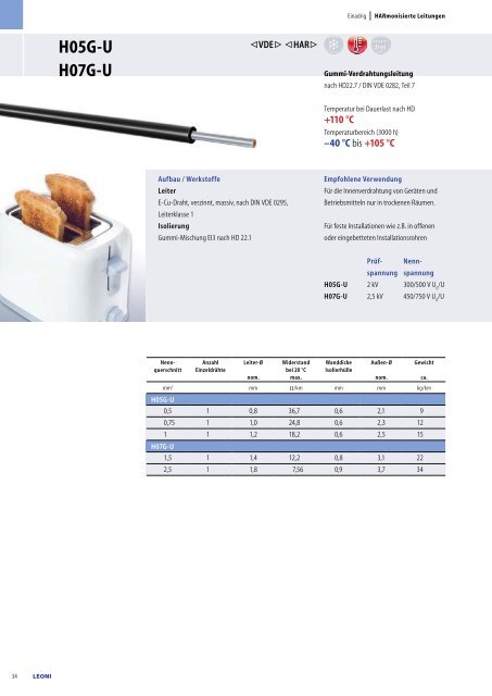 Electrical Equipment & Lighting Cables - Leoni