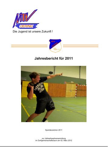 Jahresbericht für 2011 - MTV Oering