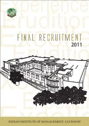 Final Recruitment Final Recruitment - Indian Institute of ...