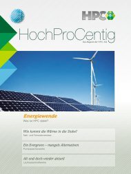 Ein Evergreen – mangels Alternativen - HPC AG