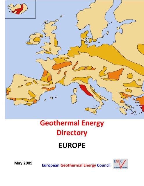 Geothermal Directory May09 - EGEC