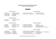 Ergebnisliste Bezirksmeisterschaften Erwachsene 2011 11.12