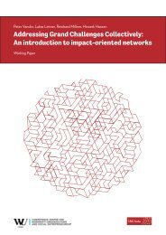 Addressing Grand Challenges Collectively: An introduction to impact-oriented networks 