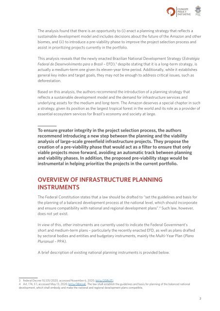 Brazil’s Infrastructure Project Life Cycles: from Planning to Viability. Creation of a New Phase May Increase Project Quality