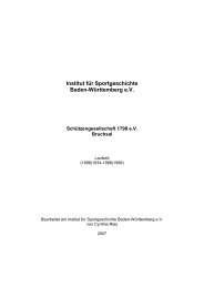 Institut für Sportgeschichte Baden-Württemberg e.V.