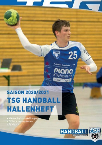 TSG Reutlingen Handball Hallenheft 2020_2021