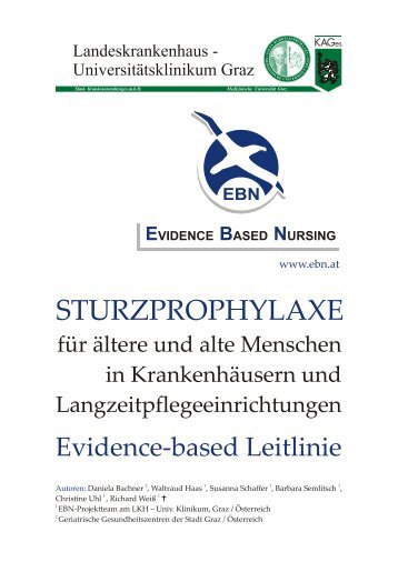 Leitlinie Sturzprophylaxe Langversion - ebn.at