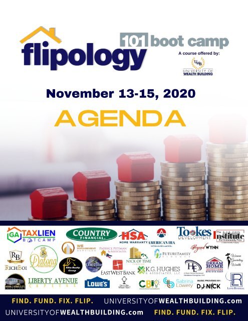 Flipology 101: The Boot Camp Schedule