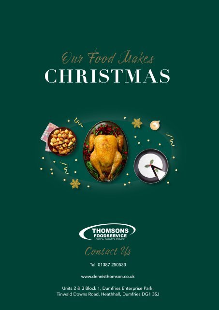 Thomsons Foodservice Christmas 2020