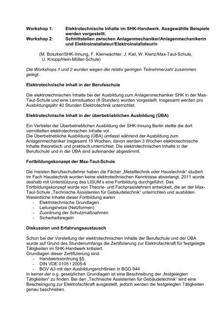 Flyer SHK - OSZ Max-Taut-Schule in Berlin