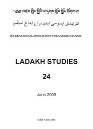 LADAKH STUDIES 24 - International Association for Ladakh Studies