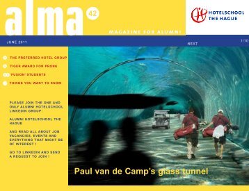 Paul van de camp's glass tunnel - Hotelschool The Hague