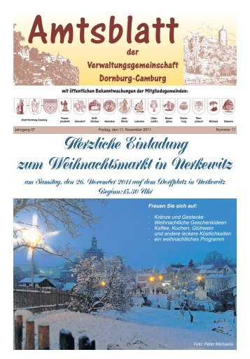 Herzliche Einladung zum Weihnachtsmarkt in Nerkewitz