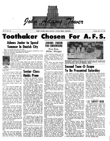 thaker Chos - John Adams High School Class Of 1961, South