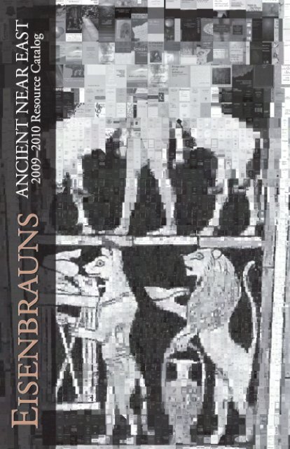 Ancient Near East Resource Catalog (2009–2010) - Eisenbrauns