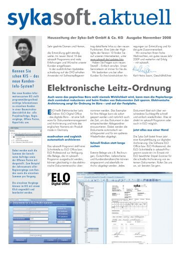 Elektronische Leitz-Ordnung - Syka-Soft GmbH & Co. KG