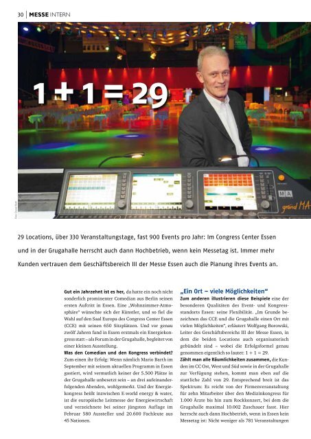 Ausgabe 1/2012 - Messe Essen