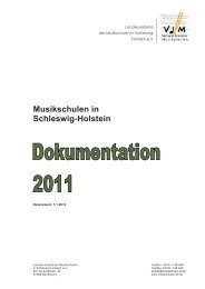 Musikschulen in Schleswig-Holstein - Landesverband der ...
