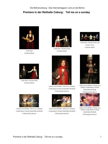 Bühnenzeitung vom 17.1.2012 - Landestheater Coburg