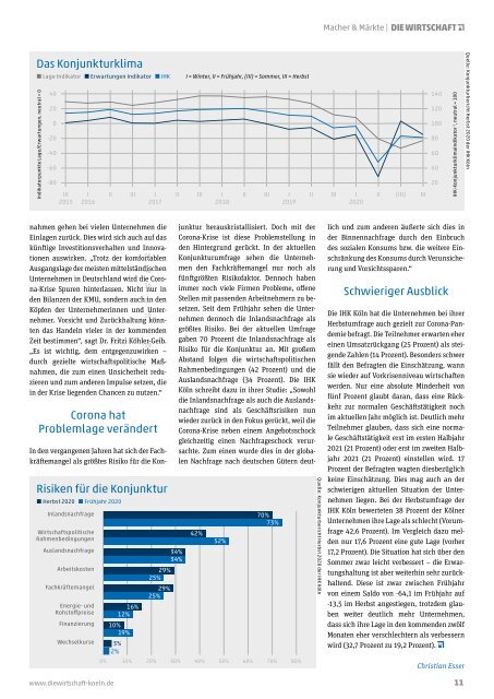 Die Wirtschaft Köln - Ausgabe 07 / 2020