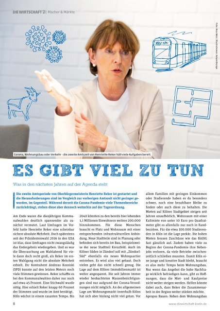 Die Wirtschaft Köln - Ausgabe 07 / 2020