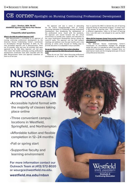 Massachusetts Report on Nursing - December 2020