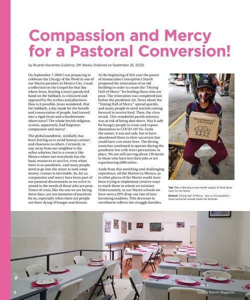 Today's Marists V.6 Issue 1 FALL 2020