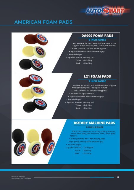 Autosmart Compounds + Buff Pads Guide