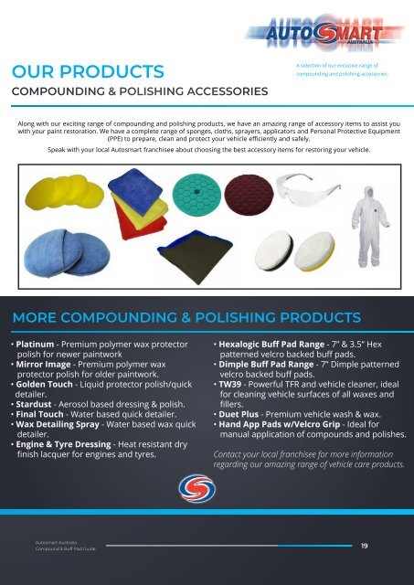 Autosmart Compounds + Buff Pads Guide