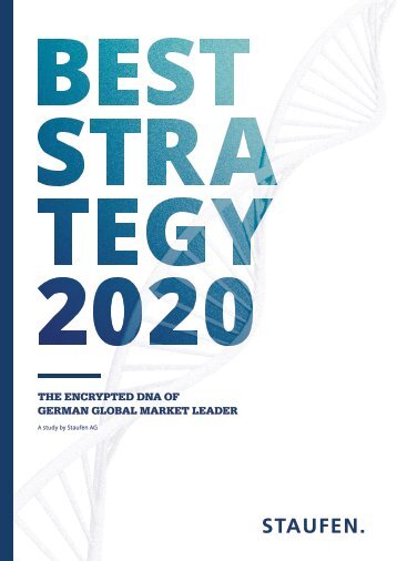 Studie Best Strategy 2020 - The Encrypted DNA of German Global Market Leader