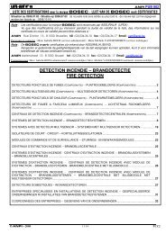 DETECTION INCENDIE – BRANDDETECTIE FIRE ... - anpi.be