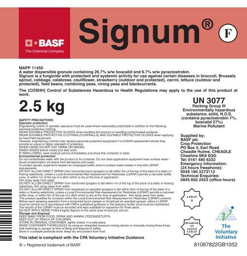 Signum Agricentre Uk
