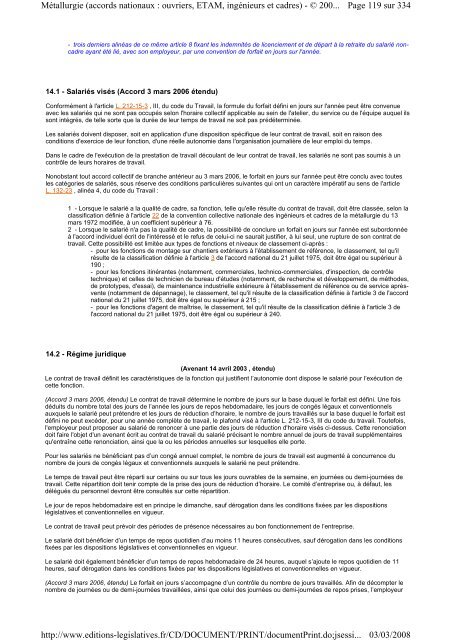 La convention (accords nationaux) - CFDT