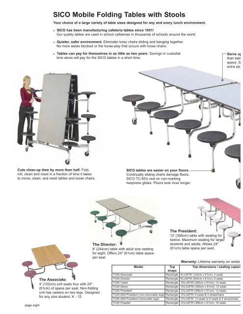 education tables brochure 09:Layout 1.qxd - Sico Inc.