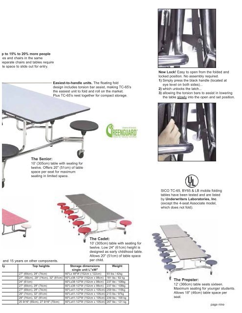 education tables brochure 09:Layout 1.qxd - Sico Inc.