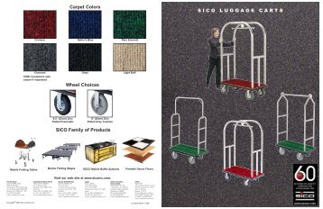 luggage cart brochure 11:137255_brochure_K.qxd - Sico Inc.