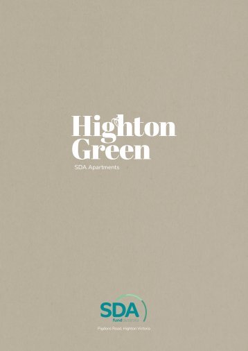 Highton Green SDA Apartments Booklet