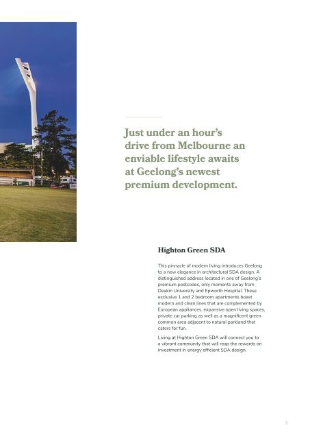 Highton Green SDA Apartments Booklet