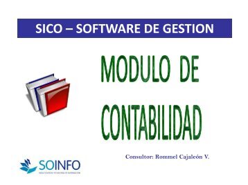 SICO – SOFTWARE DE GESTION - Soinfo